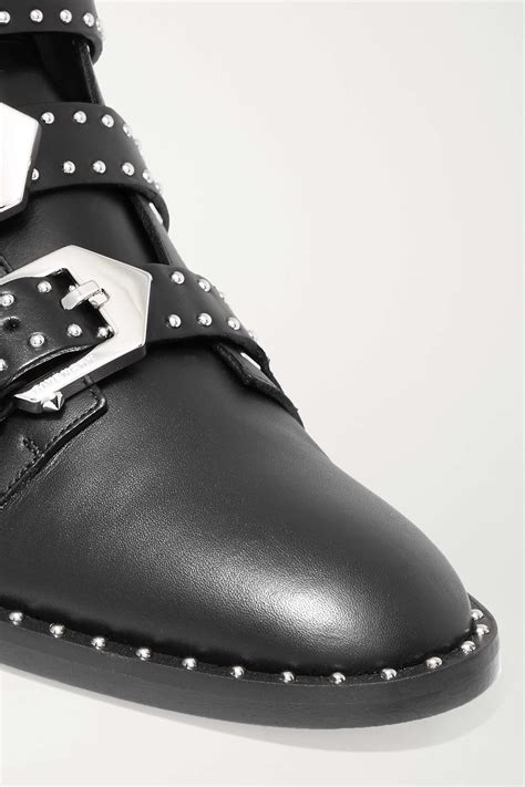 givenchy boots fur|givenchy elegant studded boots.